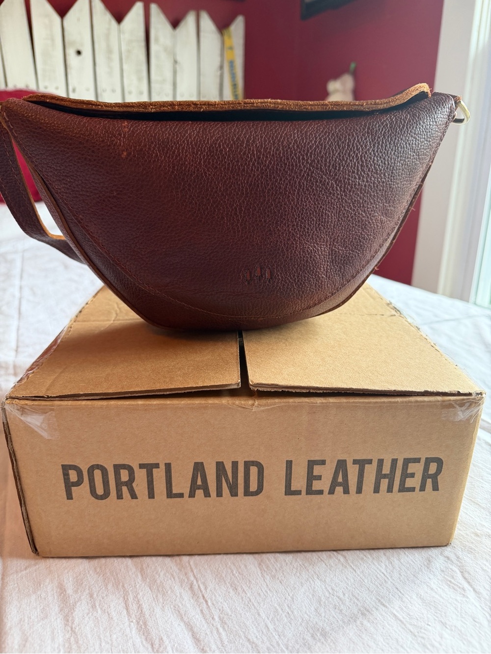 Portland Leather Medium Koala Bag - Nutmeg - Picture 10 of 11
